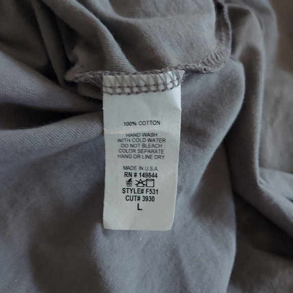 Zutter USA American Made 1977 Longhorn Graphic Dress in Charcoal - Picture 9 of 9